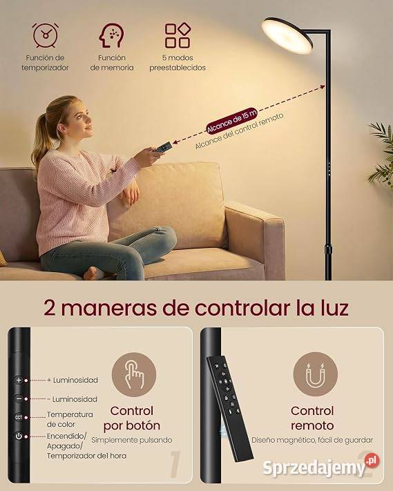 Lampa podłogowa regulowana wysokość głowica wielkopolskie Golina sprzedam