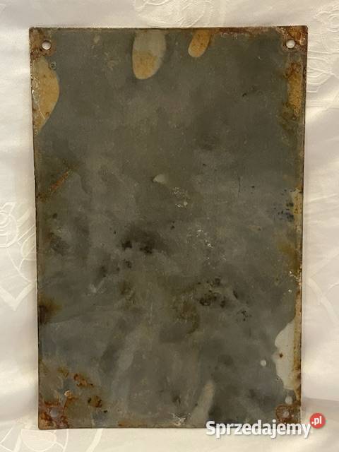 Niemiecki szyld emaliowany Berlin 1939 Kraków