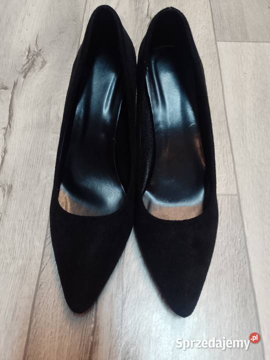 39 Czarne biznesowe czółenka wieczorowe na Kraków sprzedam