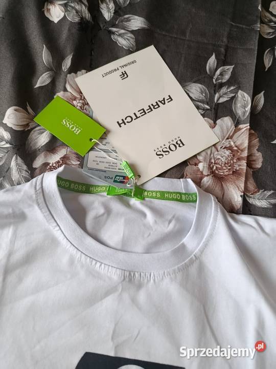 Tshirt męski Hugo Boss nowoczesny design grubsza Hugo Boss Białystok