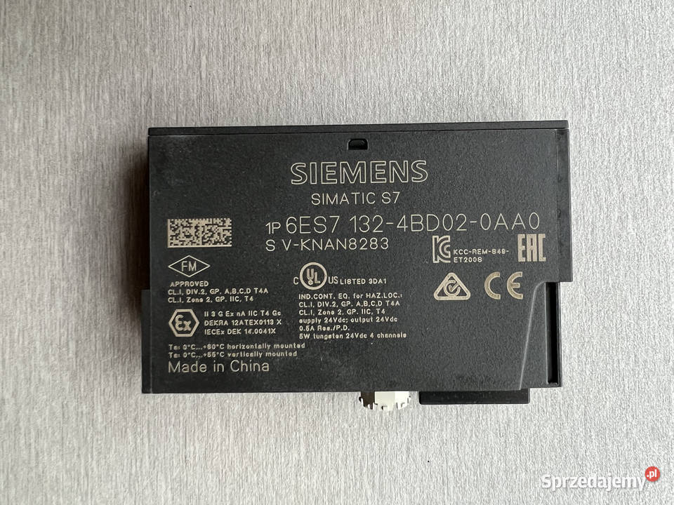 Moduł wyjść binarnych Siemens ET200S 6ES7 Gliwice