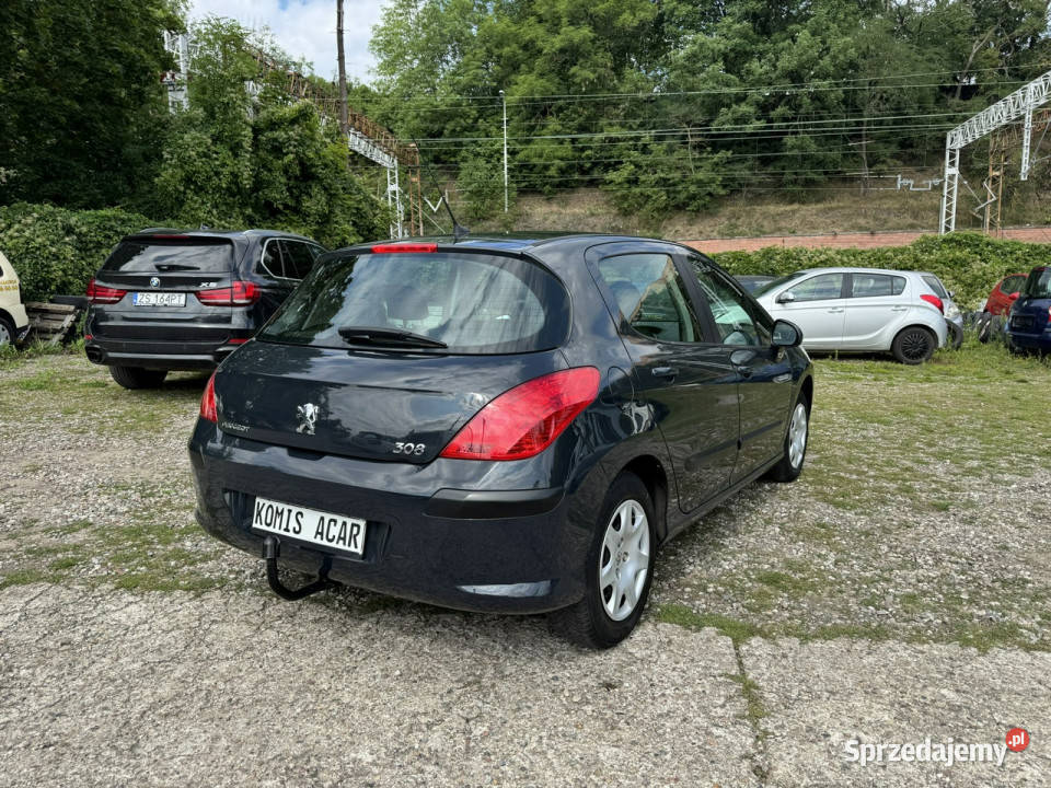 Peugeot 308 14 VTi95BezwypadkowyPierwszy szary Szczecin sprzedam