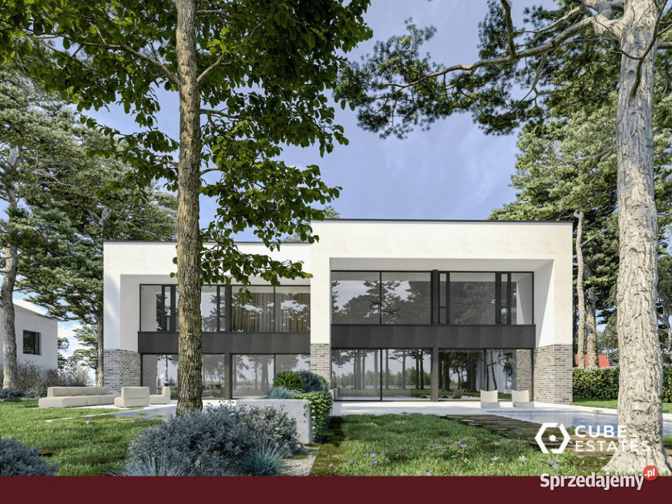 Villa Radość luksusowy dom basenem asfalt