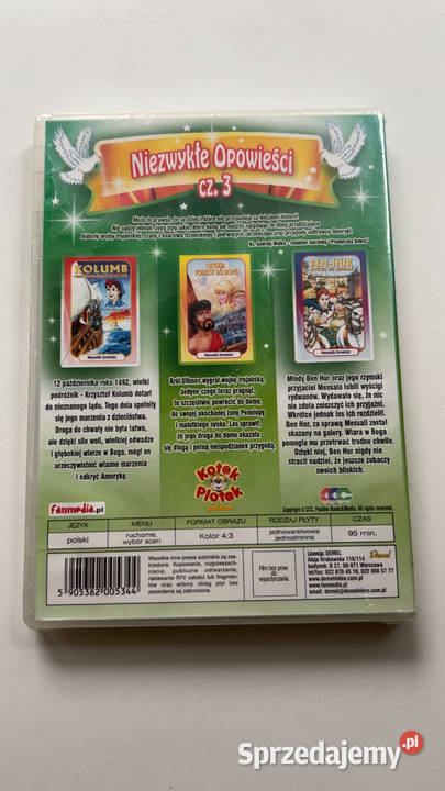 NIEZWYKŁE OPOWIEŚCI cz3 DVD KOLUMB BenHur Filmy Warszawa