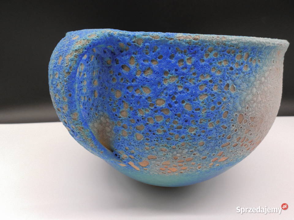 Artystyczna Misa Ceramiczna z Uchwytami Raszków