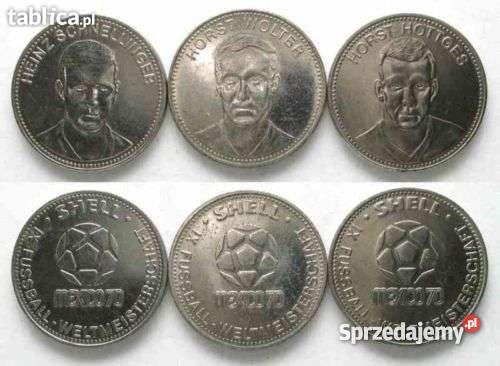 MONETY kolekcjonerske MUNDIAL MEXICO 70 Medale Legnica