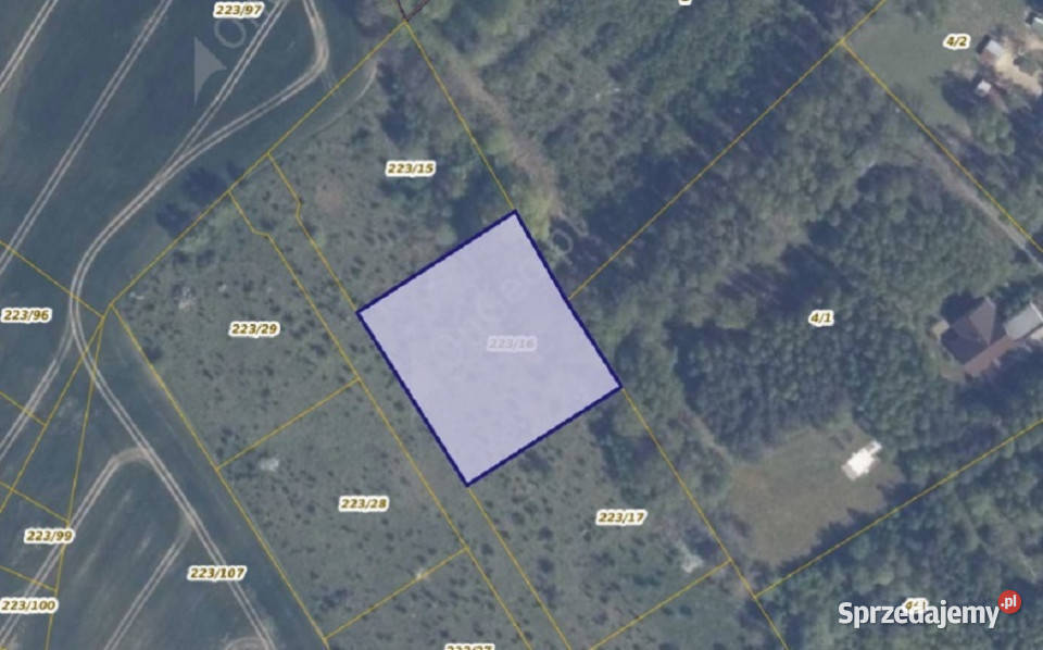 Działka 22316 w miejscowości Warcz
