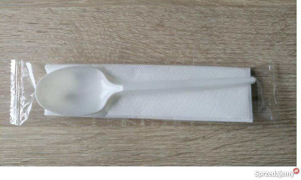 Łyżka serwetka BIAŁY konfekcja Lublin