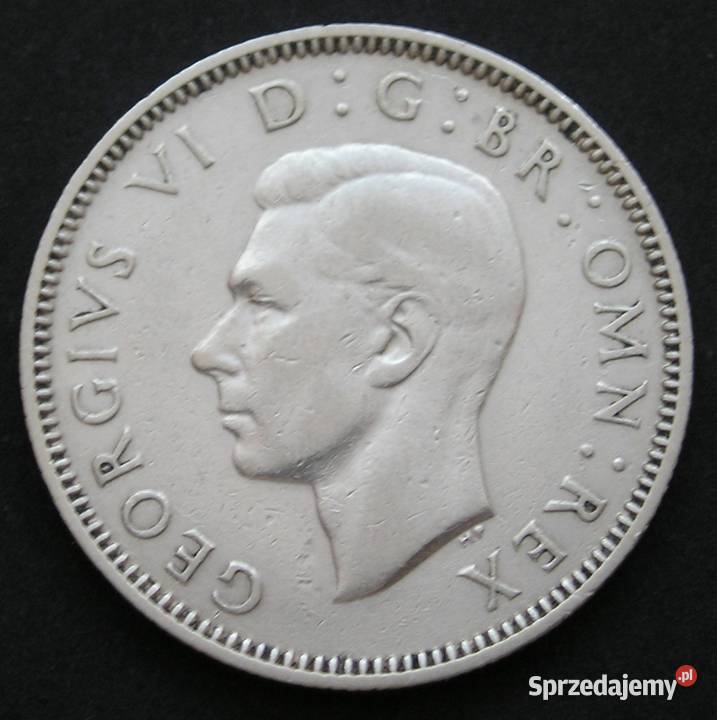 Wielka Brytania 1 shilling 1940 Jerzy VI srebro