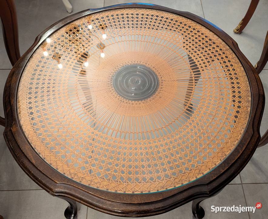 Wspaniały okrągły stolik dębowysklep Dąbrowa Dąbrowa Górnicza