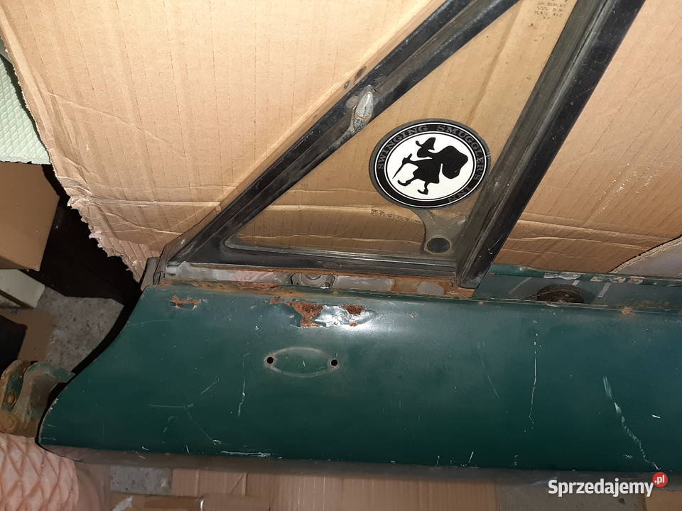 Drzwi zielone Fiat 124 Spider 1966 1982 lewa Głuchołazy