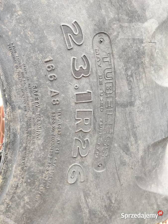 Opona rolnicza 23126 Wolbrom sprzedam