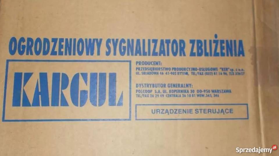 Ogrodzeniowy sygnalizator zbliżenia KARGUL Dąbrowa Górnicza