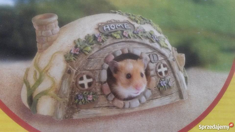 Maly domek gryzonia myszki chomika ceramiczny Warszawa