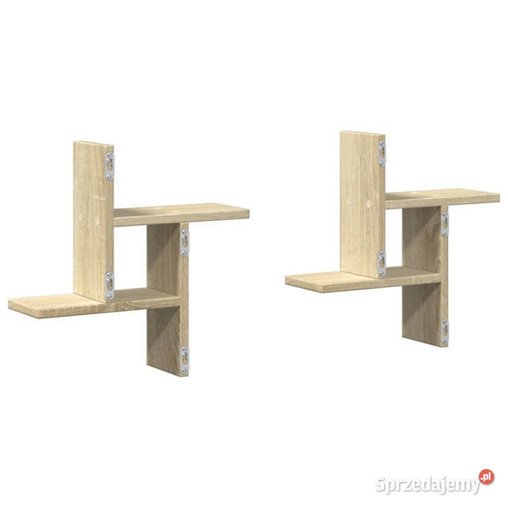 Półki ścienne 2 dąb sonoma 38x12x38 WM853247 Warszawa