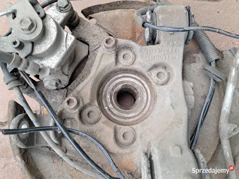 Tylne zwrotnice aluminiowe z hamulcami Audi S6 osobowe Zwrotnice Wrocław