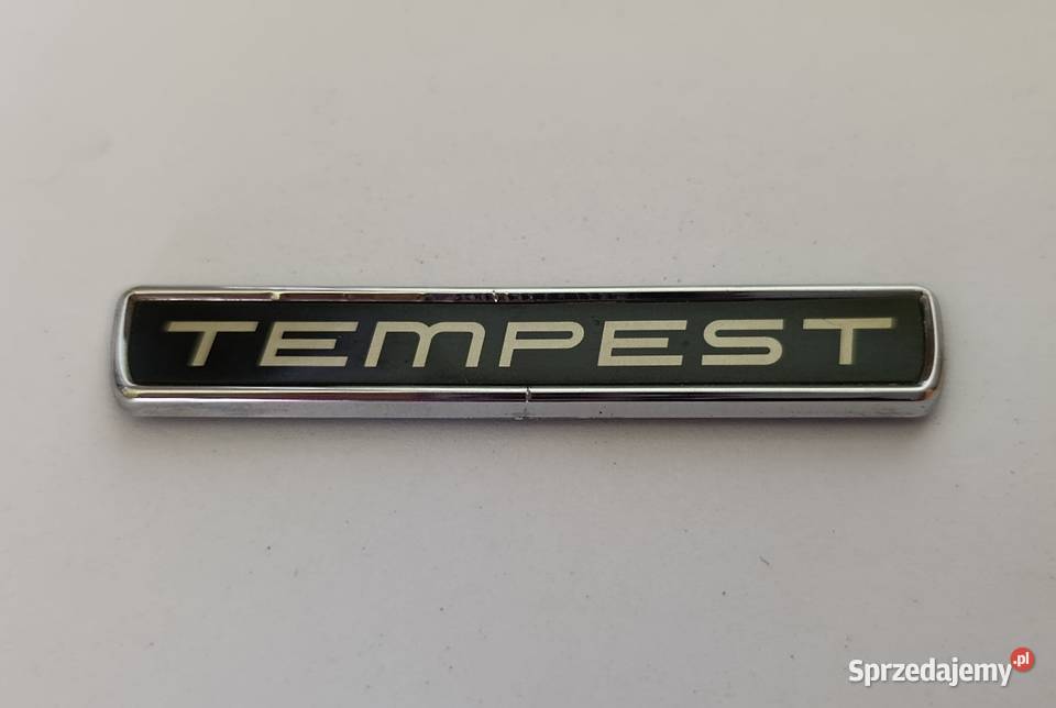Napis emblemat Pontiac Tempest kujawsko-pomorskie Lipno