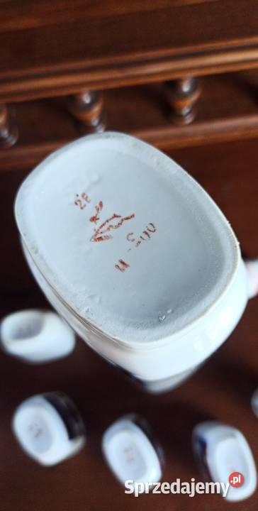 Karafka z kieliszkami Gubernia Wołyńska Gdańsk