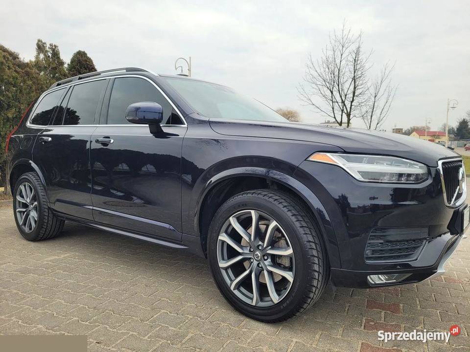 Volvo XC90 T6 AWD Momentum 7os 20 benz 310 2018r Kleczew