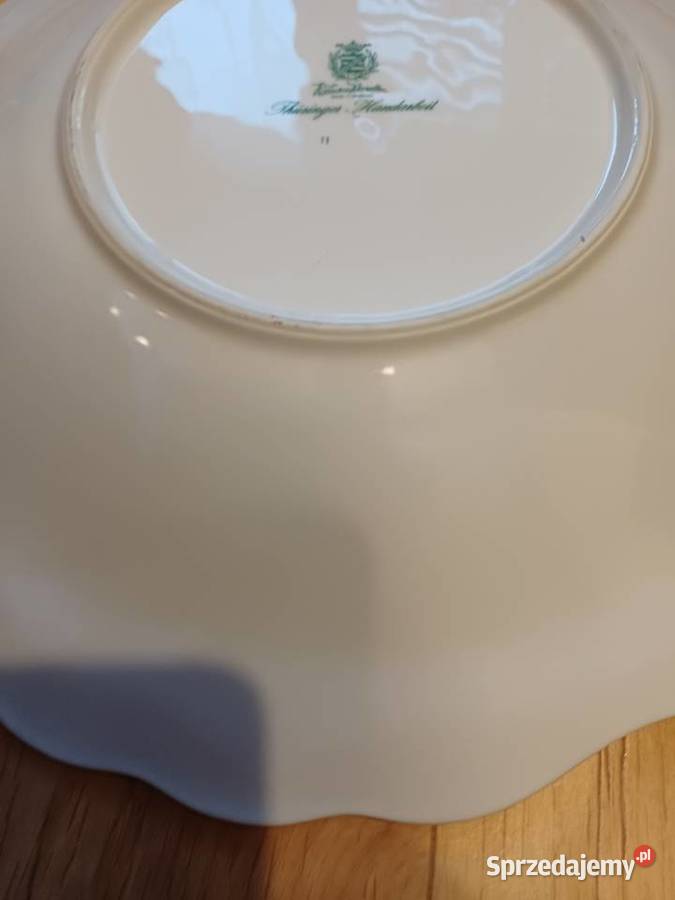 Welka patera Weimar Porcelana i szkło dolnośląskie Lubań