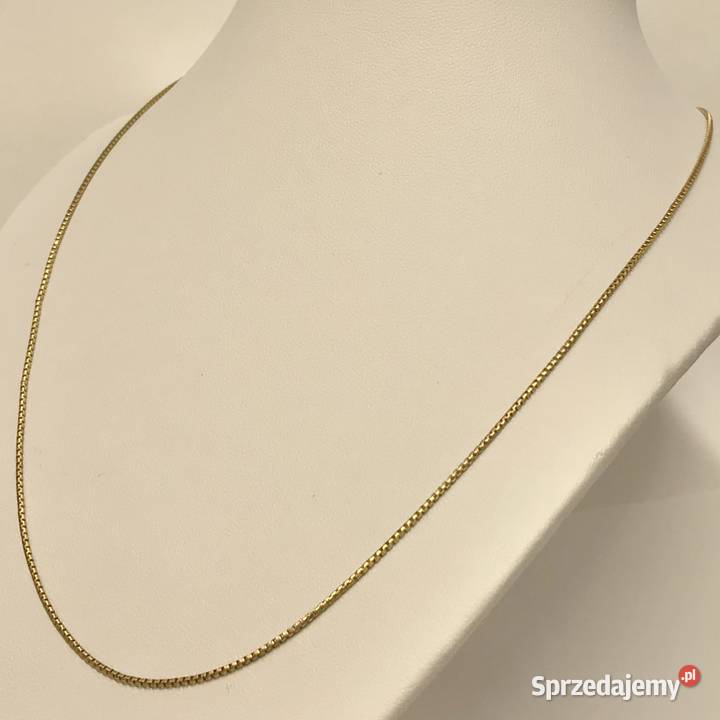 Złoty ŁAŃCUSZEK na KOMUNIĘ ŚWIETĄ 8K ŻMIJKA 45