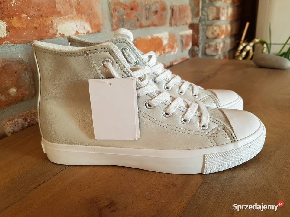 Srebrne trampki Nowe Warszawa