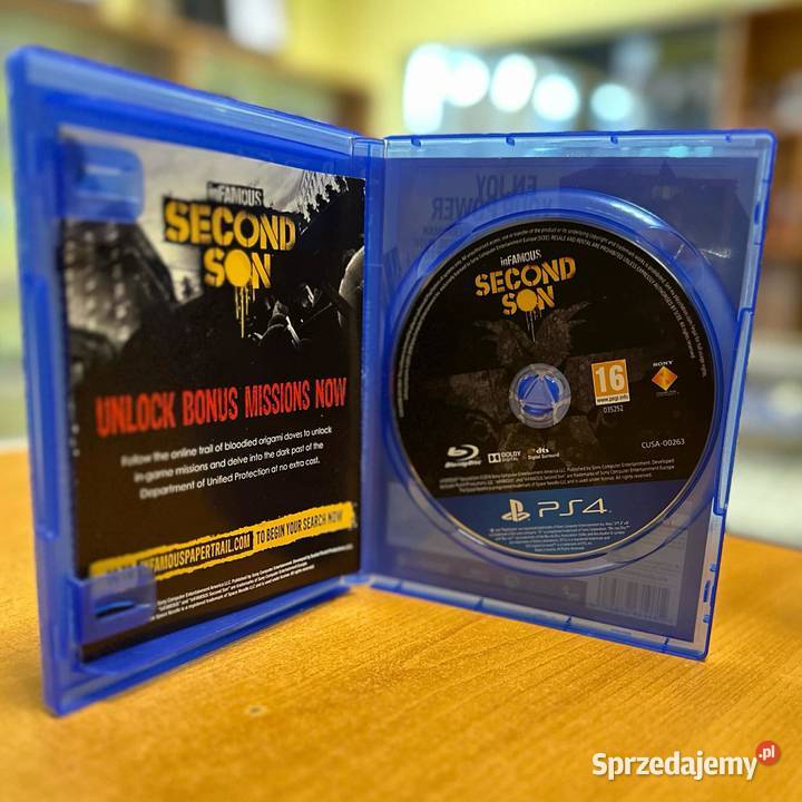 Gra na 4 inFamous Second Son sprzedam