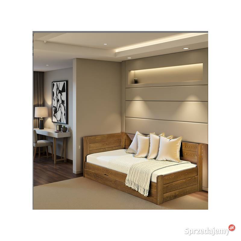 Łóżko VIGO otwierany tapczan solidna konstukcja Prudnik