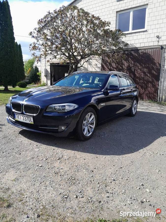 BMW 520 D niebieski Seria 5 Makoszyn