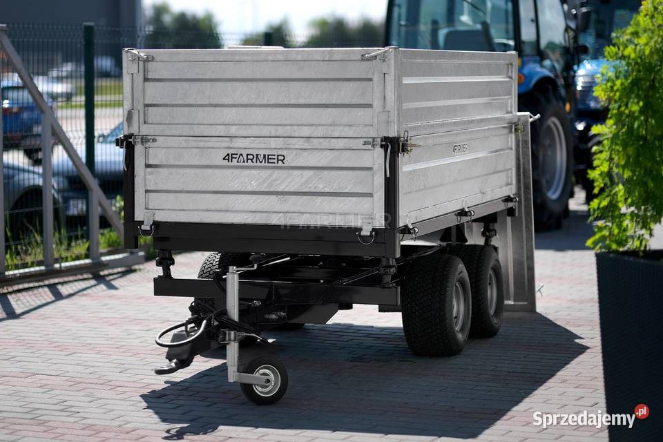 Przyczepa rolnicza dwuosiowa 25T z kiprem i podkarpackie