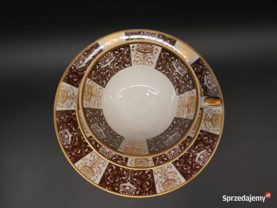 Zestaw śniadaniowy trio z porcelany CP Lettin Raszków