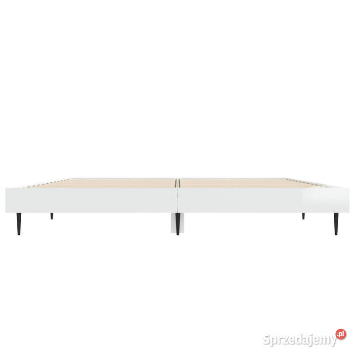 Rama łóżka biała połysk materiał drewnopochodny 138cm Warszawa