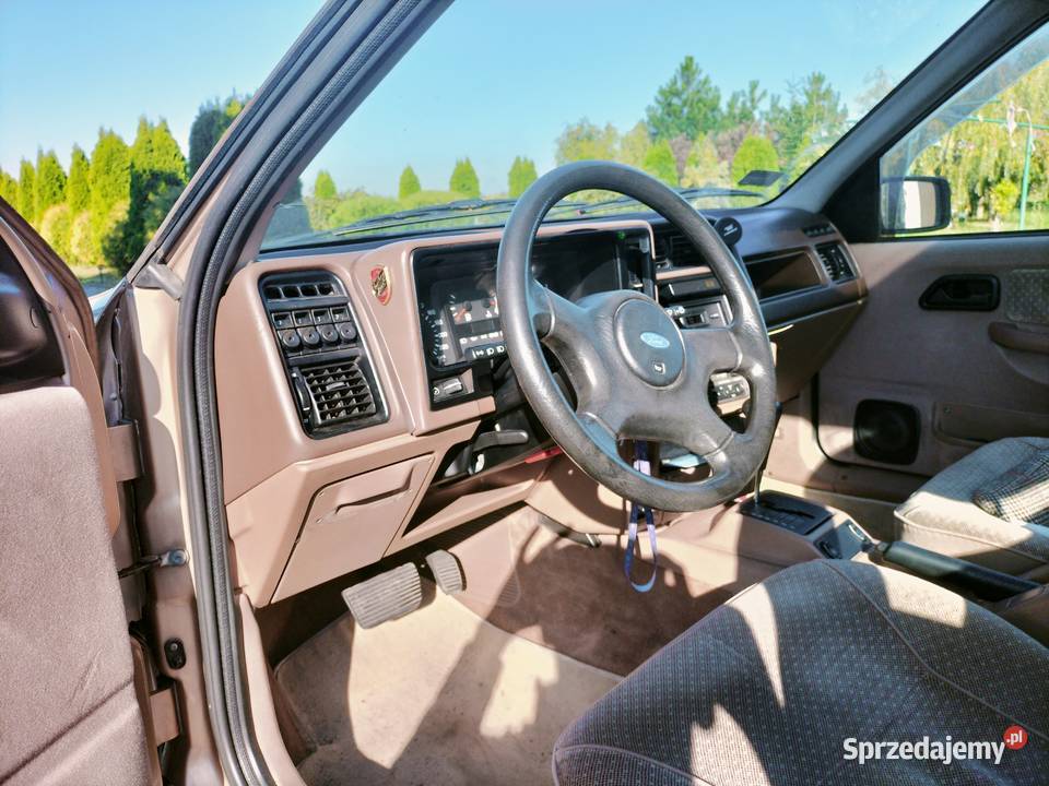 Ford Sierra Ghia Automat jasne brązowe wnętrze 120KM Ślesin