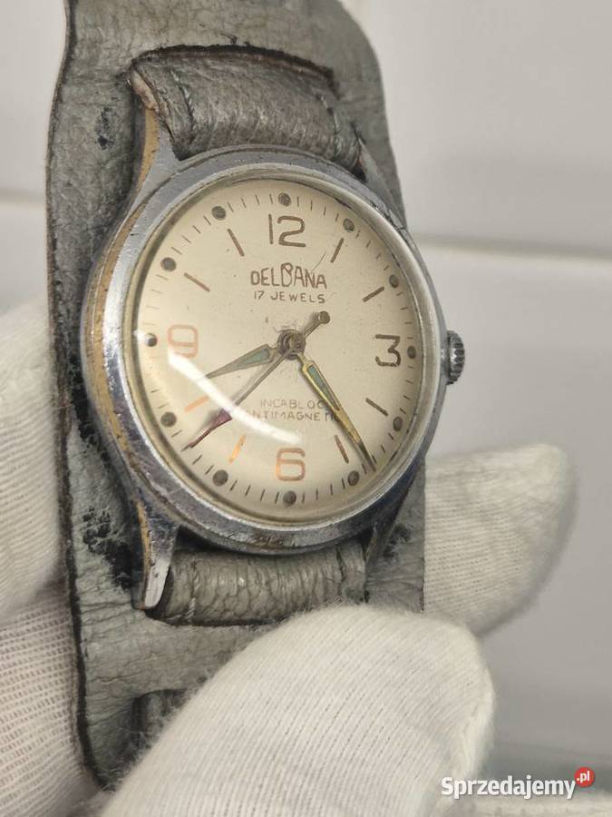 Zegarek Delbana vintage Swiss Chorzów