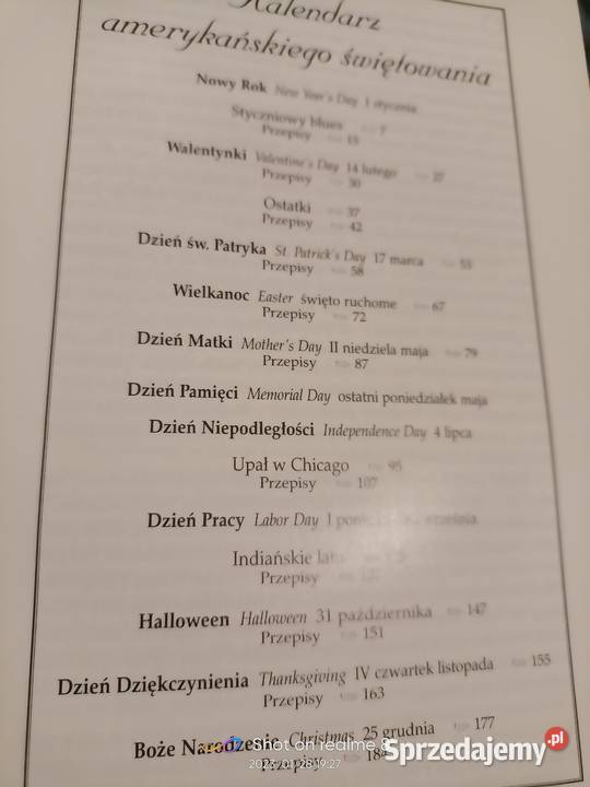 Amerykańskie świętowanie książki prezenty unikat Warszawa sprzedam