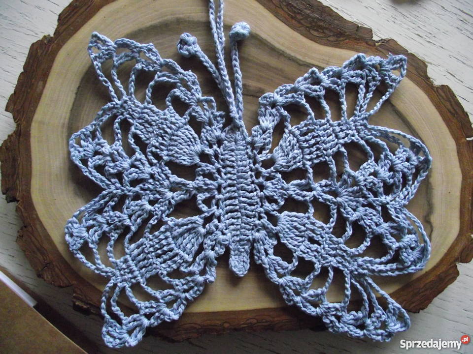 KORONKOWE AUTORSKIE MOTYLE WITRAŻE ART MANUS Piła