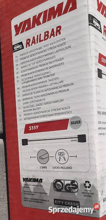 Belki na bagażnik dachowy Yakima RailBar Raciborowice