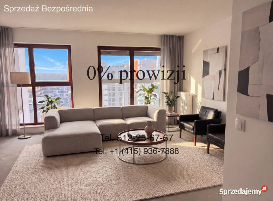 Panoramiczne 3 pokoje na 11 piętrze Woronicza Piętro 11 Warszawa