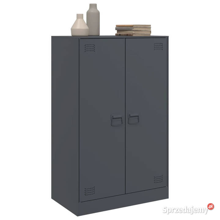 Szafka boczna antracytowa 67x39x107 stal Warszawa