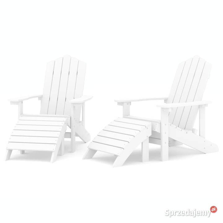 vidaXL Krzesła ogrodowe Adirondack z podnóżkami mazowieckie Warszawa sprzedam