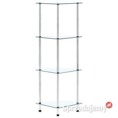 vidaXL 4poziomowa półka przezroczysta 30x30x100 sprzedam