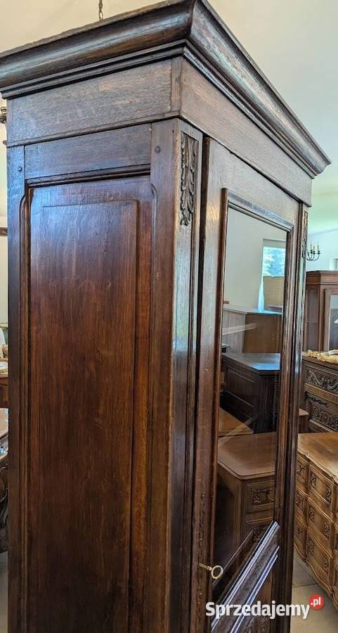Dębowa bibliotekawitryna secesyjnasklep Dąbrowa Dąbrowa Górnicza sprzedam