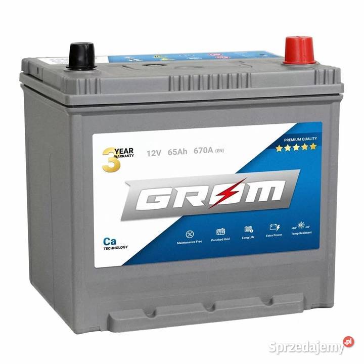 Akumulator GROM Premium 65Ah 520A EN Japan LP Gdynia