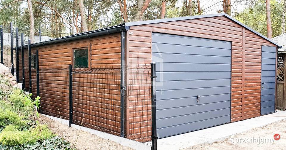 GARAŻ BLASZANY 6m x 58m Brama drzwi okno samodzielny lubelskie Lublin