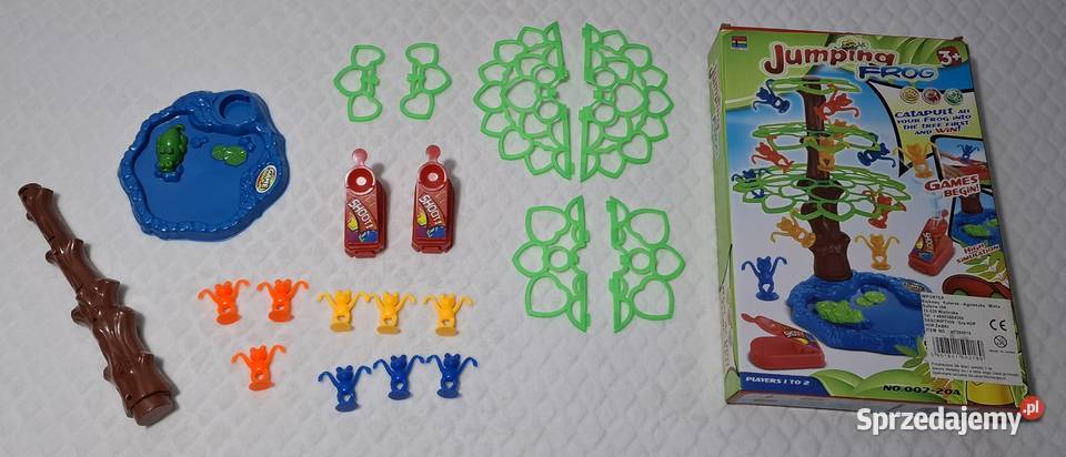 Gra rodzinna Jumping Frog Skaczące żabki Zabawka Czeladź