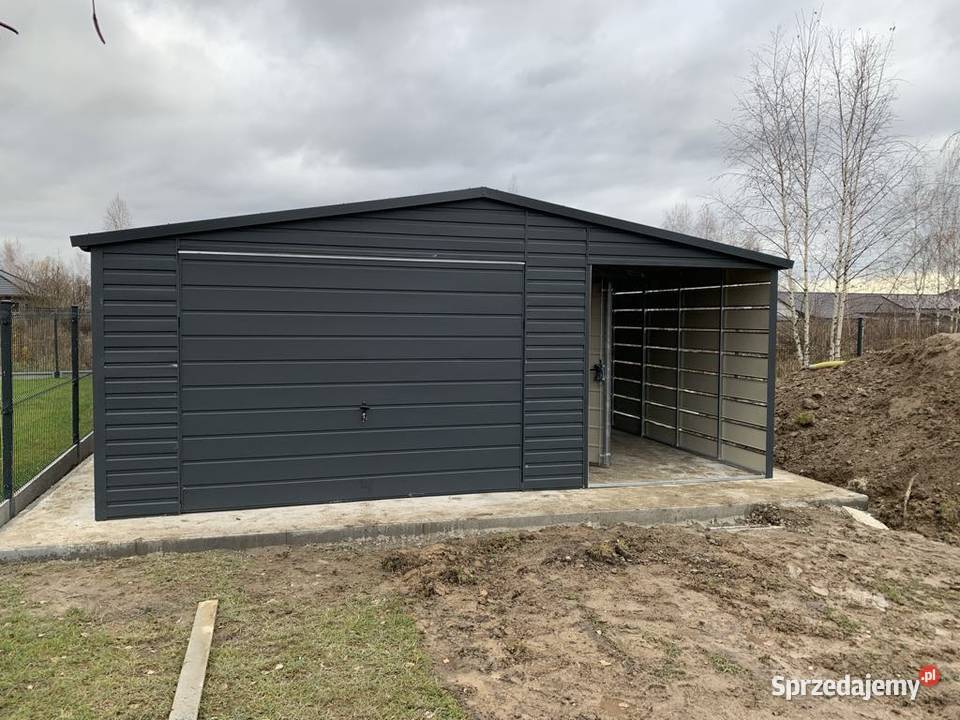 Garaż blaszany wiata schowek Producent Cała Wejherowo