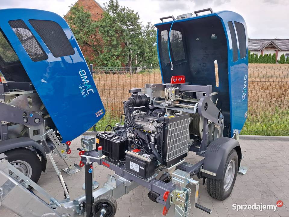 Wciągarka linowa do kabli OMAC UP40 4 tony 40 kN wielkopolskie Cielcza sprzedam