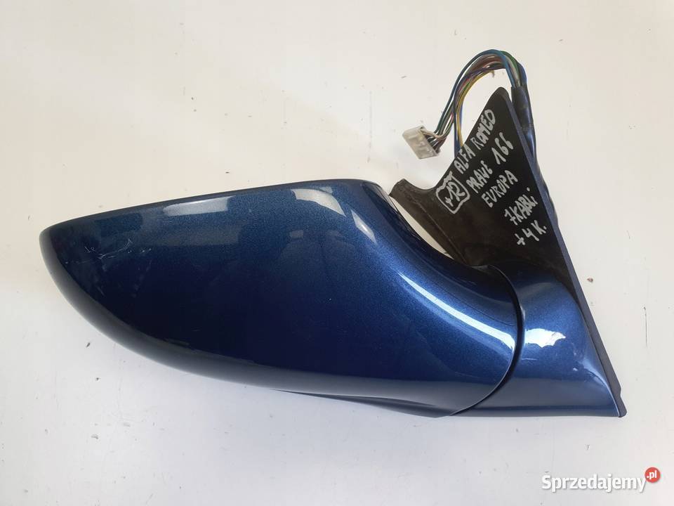 LUSTERKO Alfa Romeo 166 9807r PRAWE PASAŻERA 11 Rudka