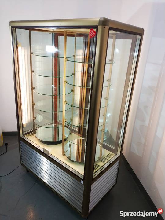 Witryna chłodnicza podwójna obrotowa używana Gastronomia Łódź