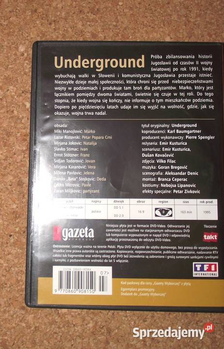 Underground komedia dramat